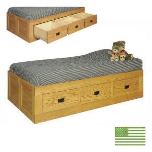 Amish Brady Storage Bed